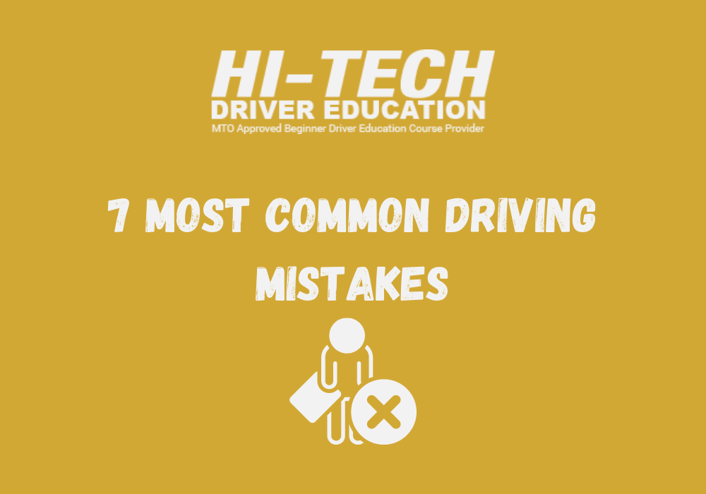 driving mistakes