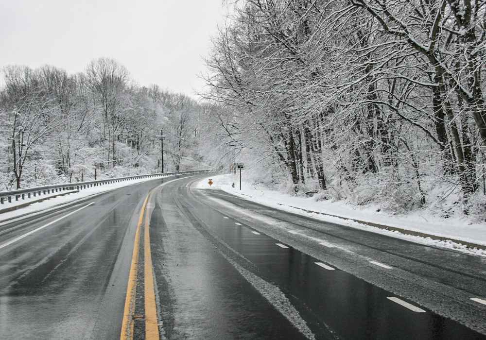 Skidding on Icy Roads